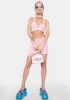 Wish You Were Me Velour Skirt Set sold by Dolls Kill
