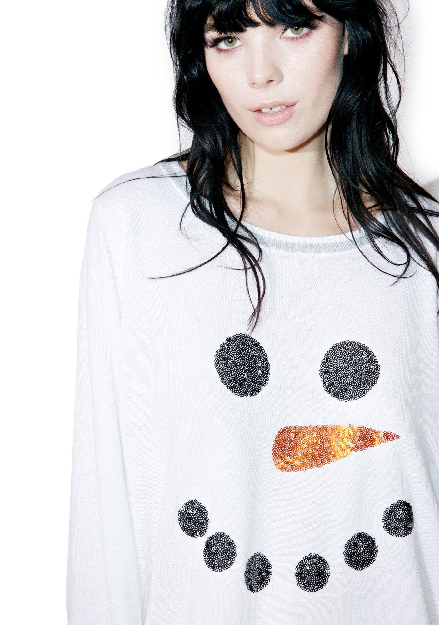 Snowman Face Sweater sold by Dolls Kill product image thumbnail 2