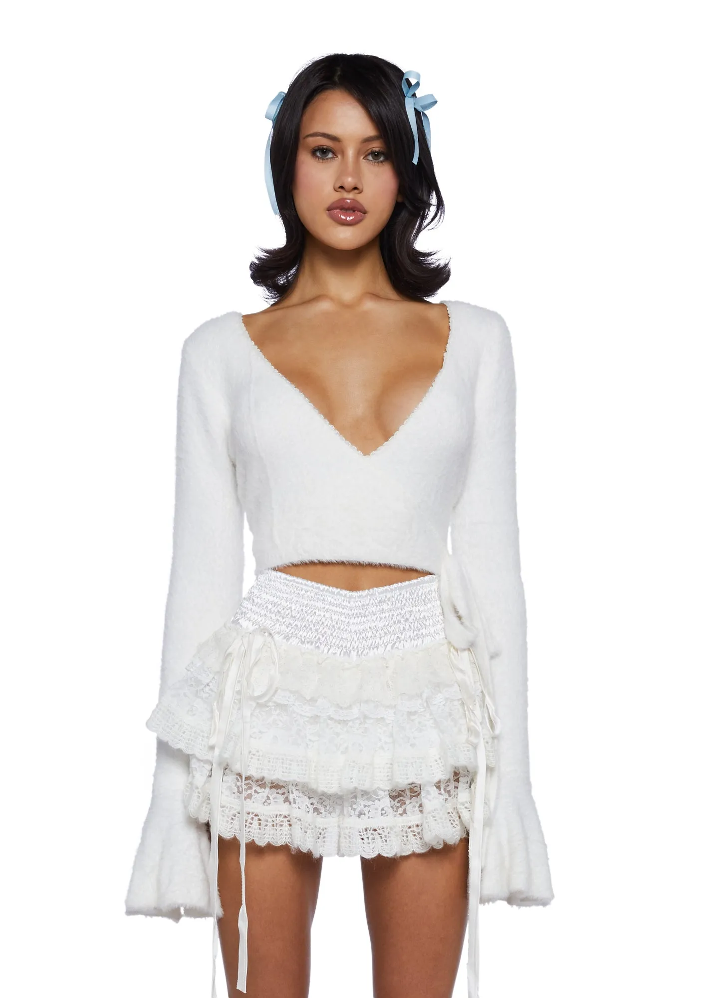 Eternal Elegance Wrap Top sold by Dolls Kill