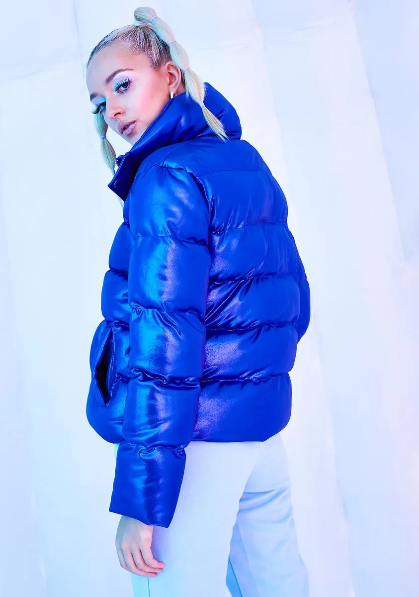 Ambient Avalanche Metallic Puffer Jacket sold by Dolls Kill product image thumbnail 4