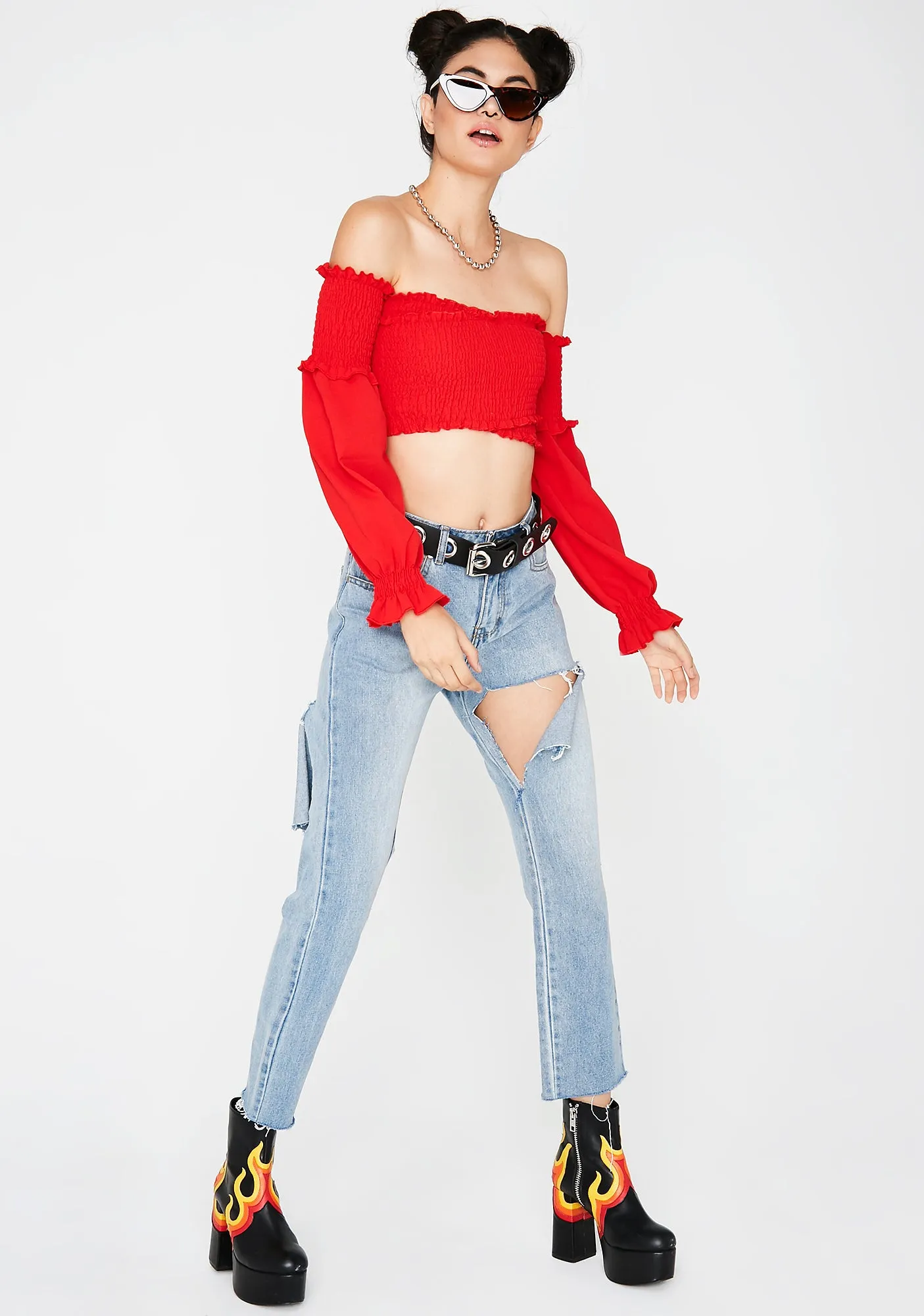 Blood Money Crop Top sold by Dolls Kill product image thumbnail 3