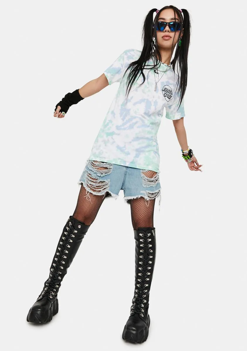 Opus Dot Tie Dye Graphic Tee sold by Dolls Kill product image thumbnail 3