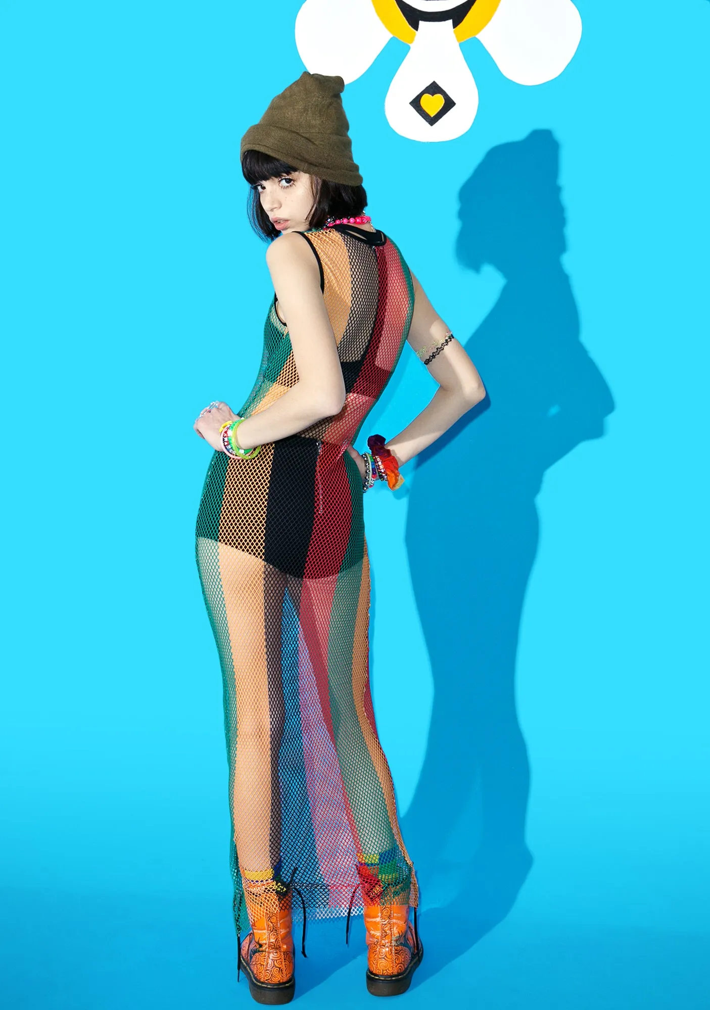 Kingston Mesh Maxi Dress sold by Dolls Kill product image thumbnail 4