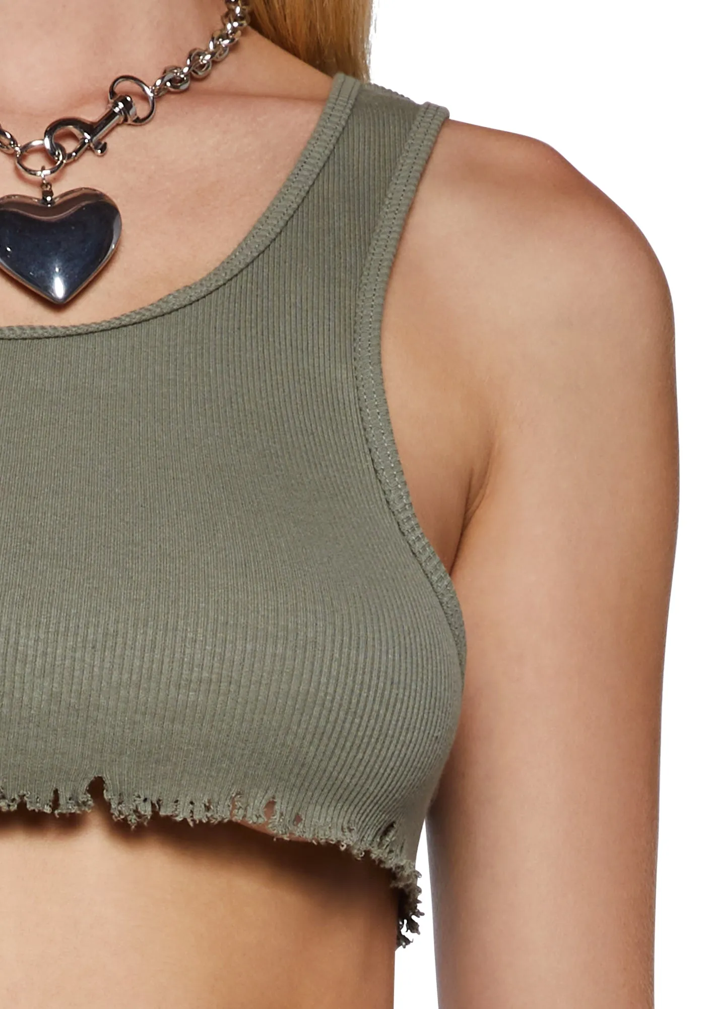 No Regulations Crop Tank - Green sold by Dolls Kill product image thumbnail 5
