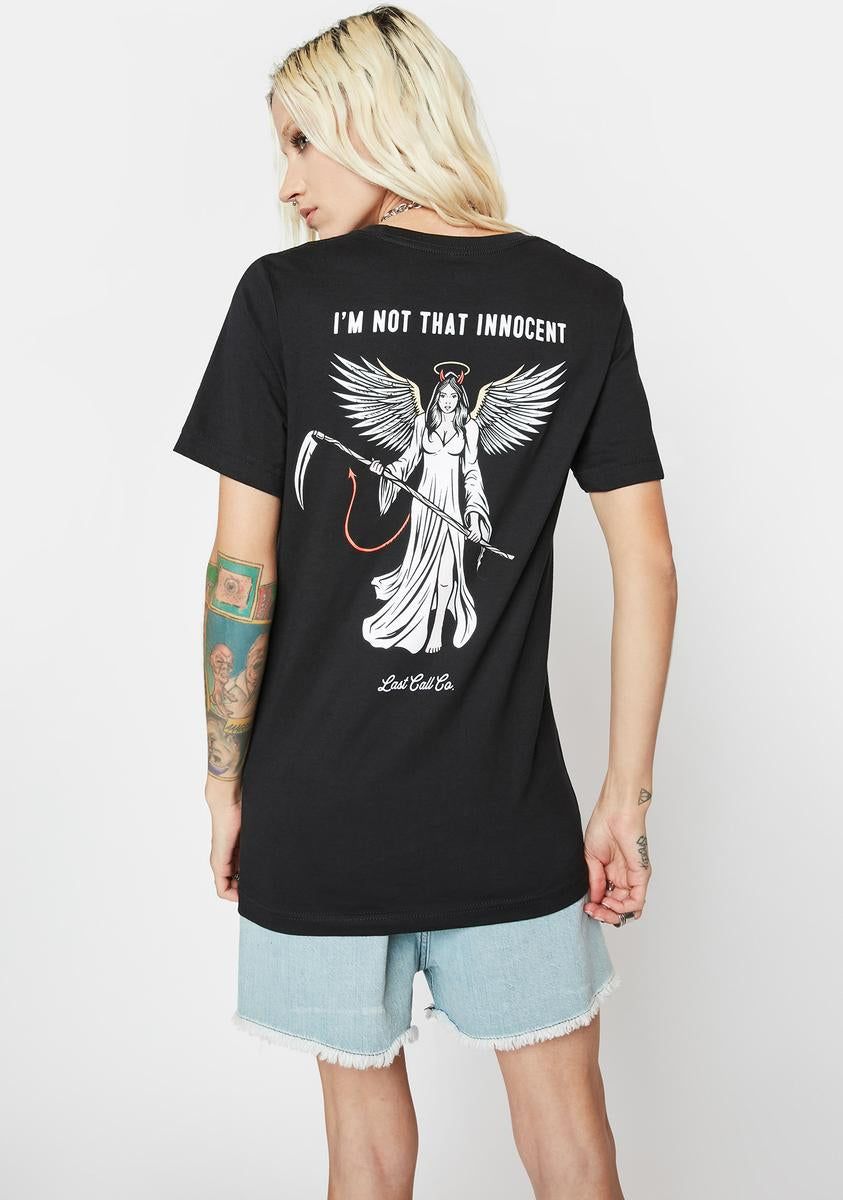 Innocent Graphic Tee sold by Dolls Kill