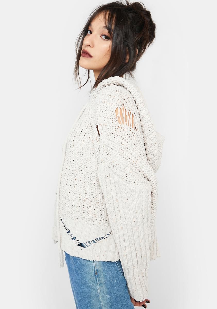 Keep It Real Distressed Sweater sold by Dolls Kill product image thumbnail 2