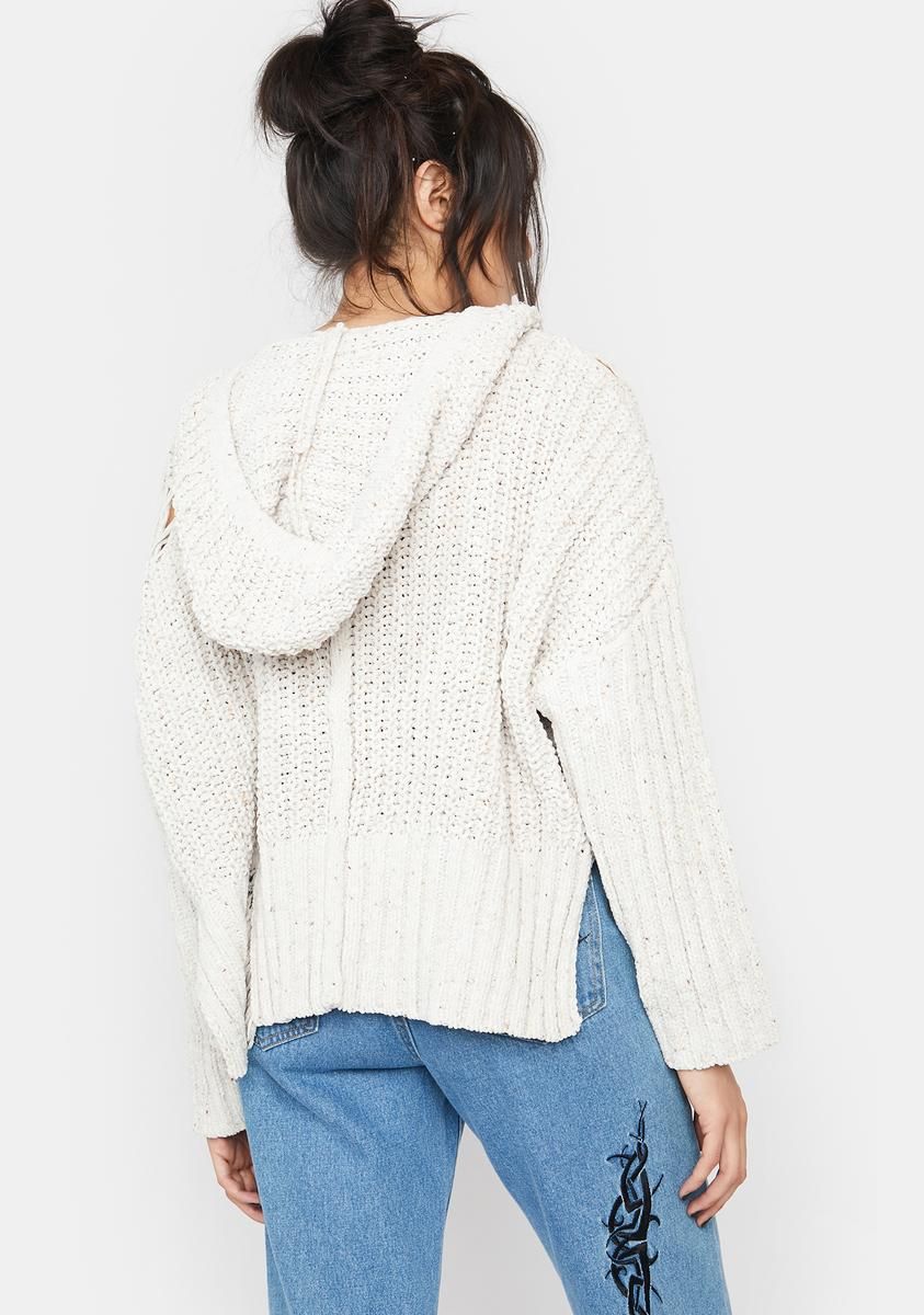 Keep It Real Distressed Sweater sold by Dolls Kill product image thumbnail 4