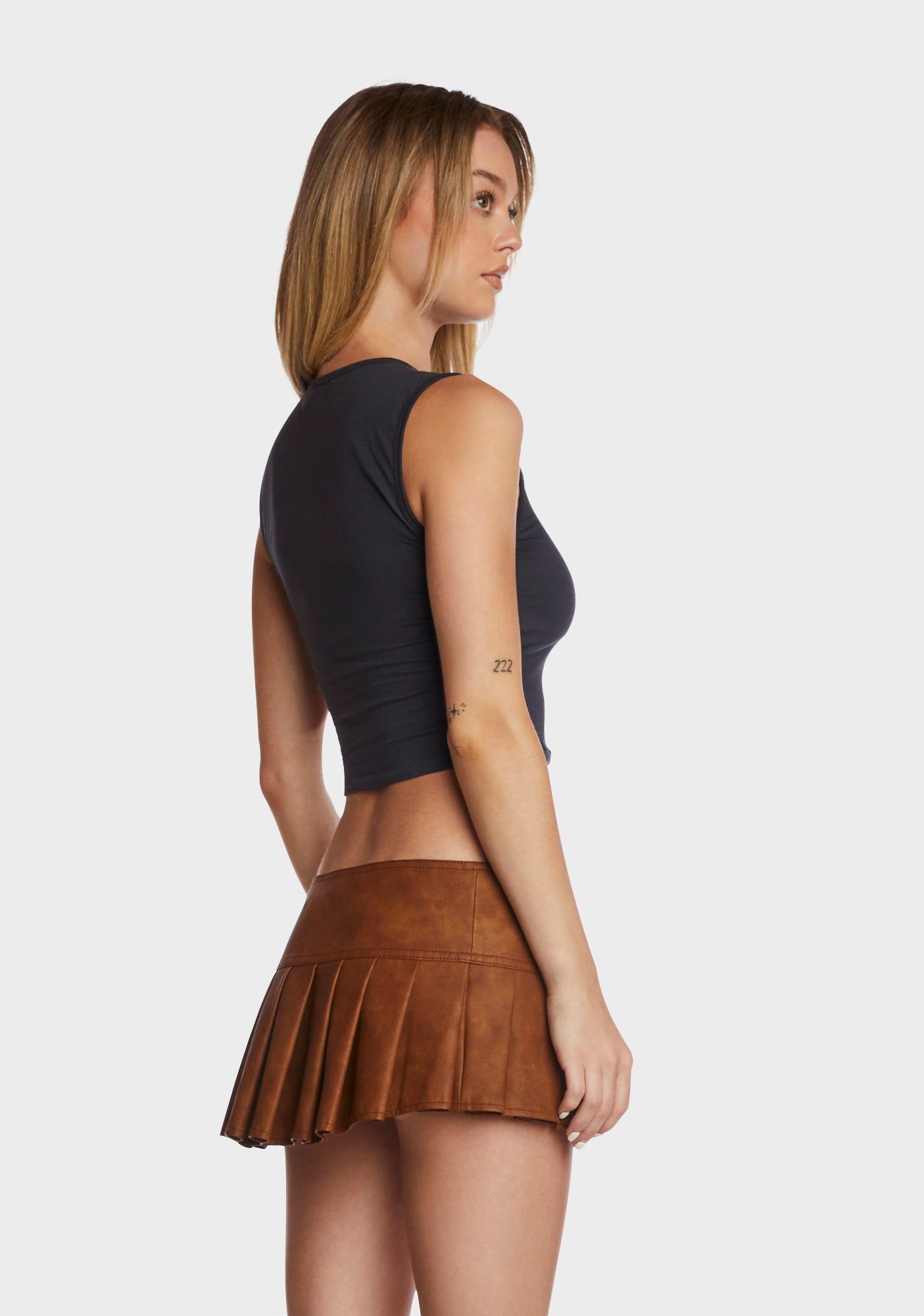 Monlo Vest Top - Blue sold by Dolls Kill product image thumbnail 4