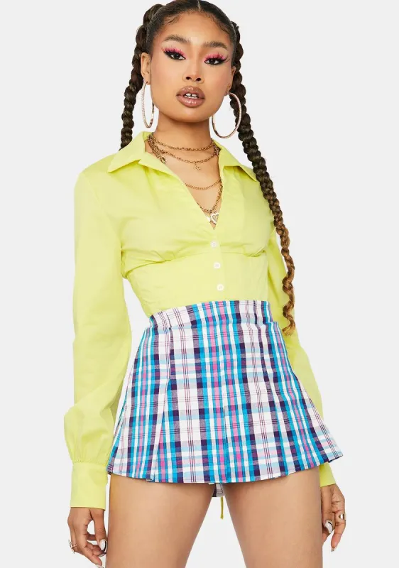 Atomic Starlet Sass Long Sleeve Corset Shirt sold by Dolls Kill