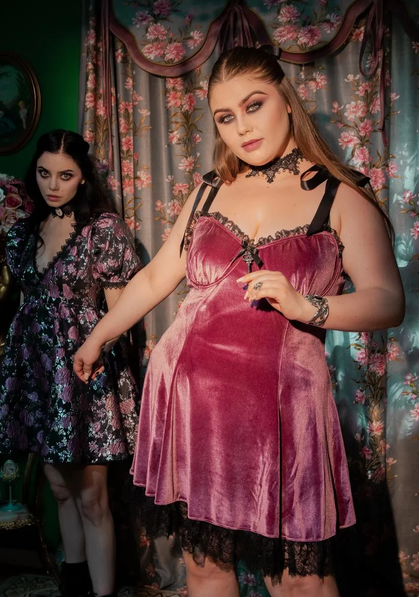 Plus Kiss Blind Faith Velvet Dress sold by Dolls Kill product image thumbnail 5