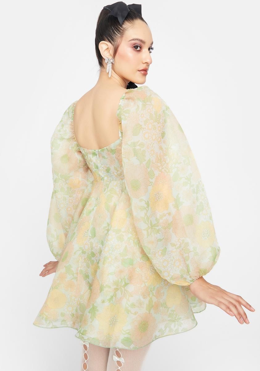 The Citrus Trip Princess Dress sold by Dolls Kill product image thumbnail 4