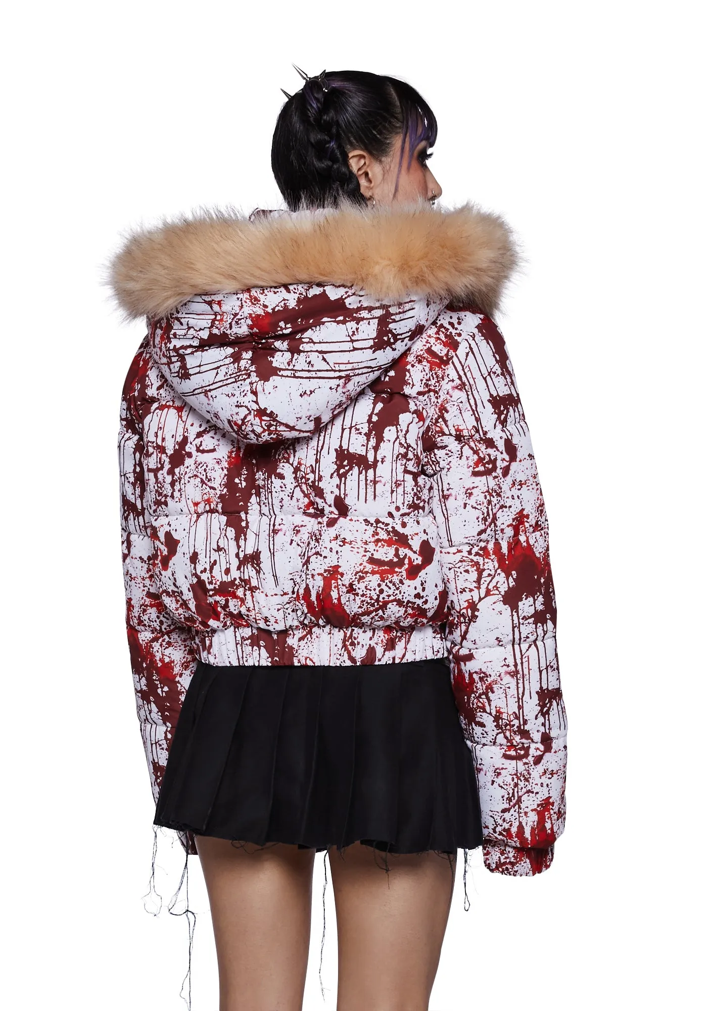 Scream Queen Puffer Jacket sold by Dolls Kill product image thumbnail 4