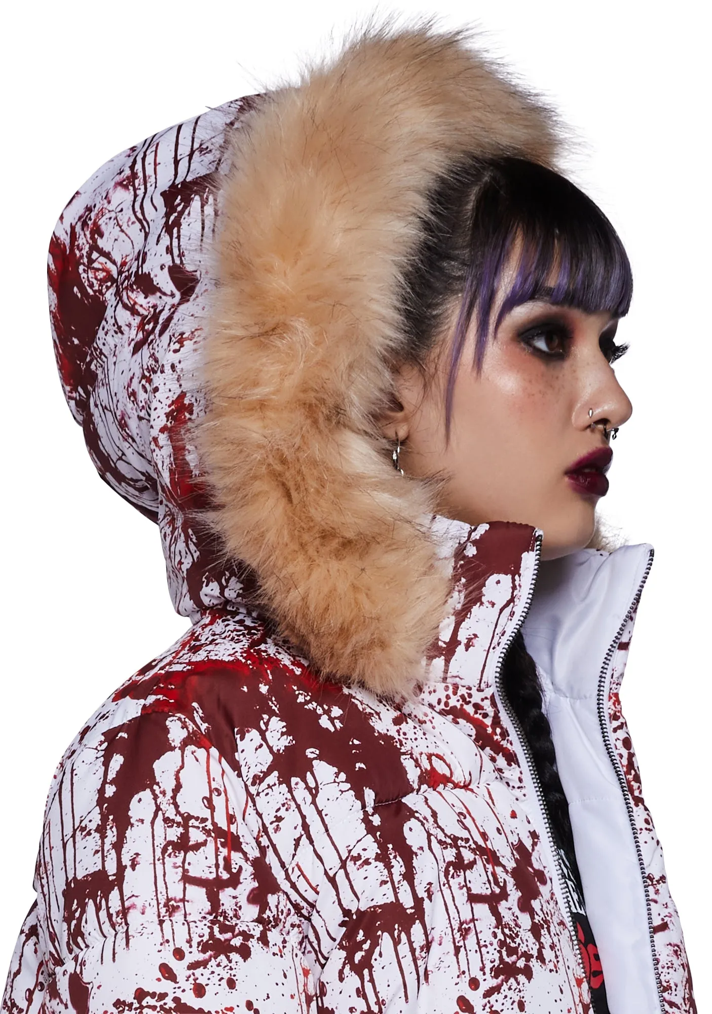 Scream Queen Puffer Jacket sold by Dolls Kill product image thumbnail 5