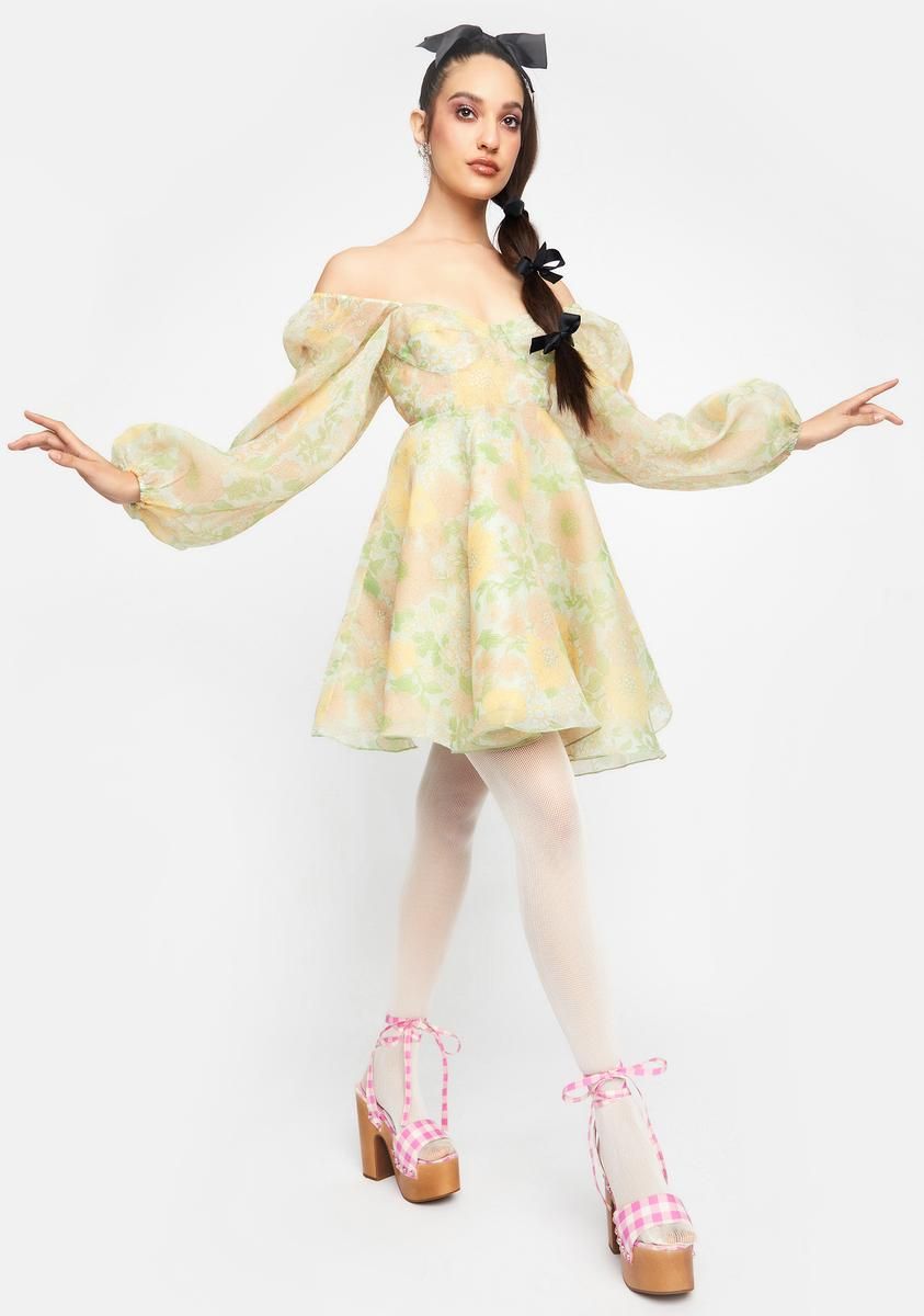 The Citrus Trip Princess Dress sold by Dolls Kill product image thumbnail 3