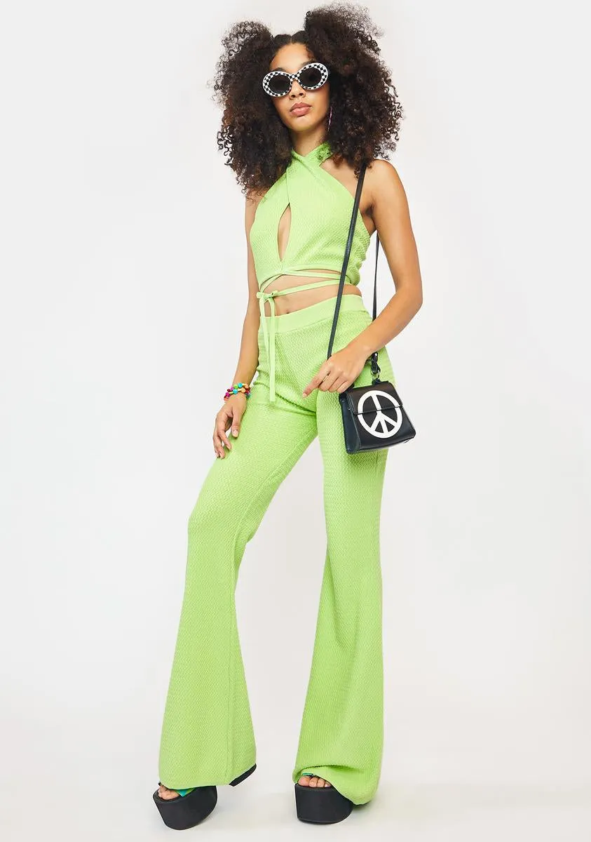 Zig Zag Knit Flares sold by Dolls Kill product image thumbnail 2