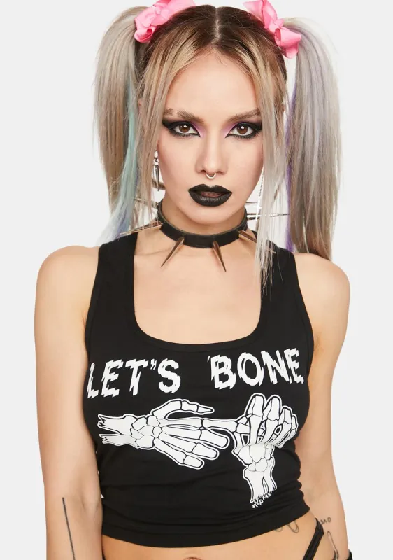Let's Bone Graphic Tank sold by Dolls Kill