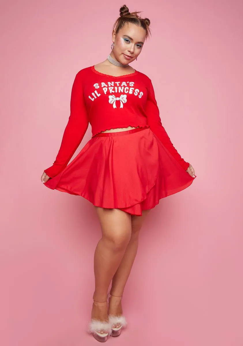 Plus I'm The Gift Long Sleeve Tee sold by Dolls Kill product image thumbnail 3