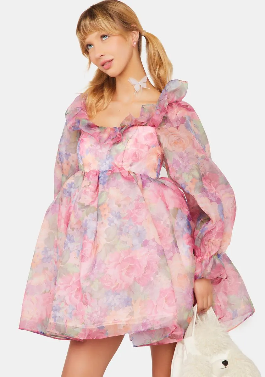 Fancy Colorful Floral Dress sold by Dolls Kill product image thumbnail 2