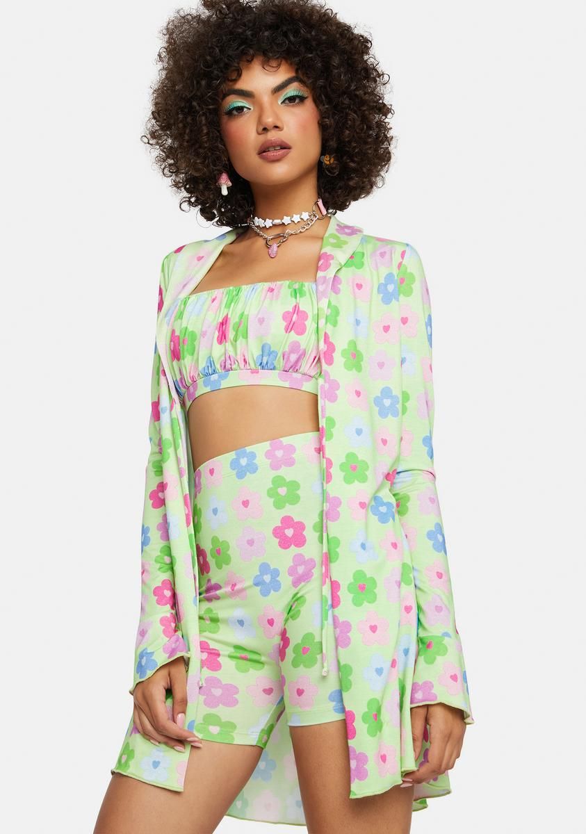 The Charmer Floral Set sold by Dolls Kill product image thumbnail 2