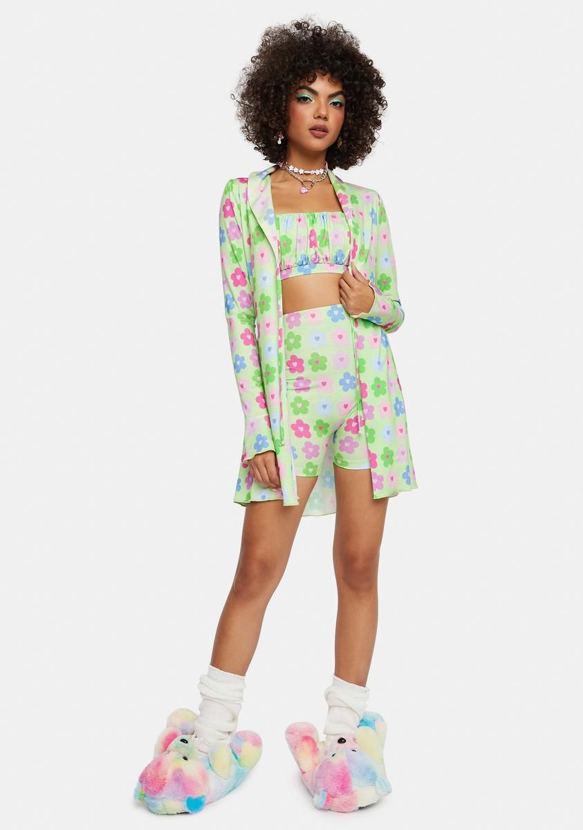 The Charmer Floral Set sold by Dolls Kill product image thumbnail 3