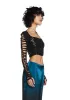 Alternative Spells Long Sleeve Top - Black sold by Dolls Kill