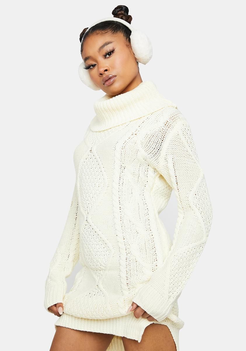 Snow Frolic Sweater Dress sold by Dolls Kill product image thumbnail 2