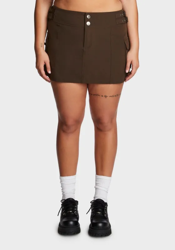 Plus Identity Reset Cargo Skirt sold by Dolls Kill