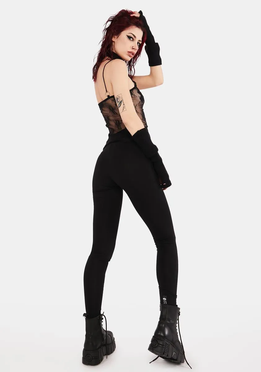 Thorns & Roses Leggings sold by Dolls Kill product image thumbnail 4