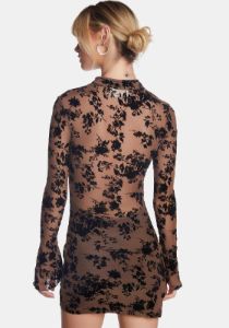 Chocolate Make A Move Mini Dress sold by Dolls Kill