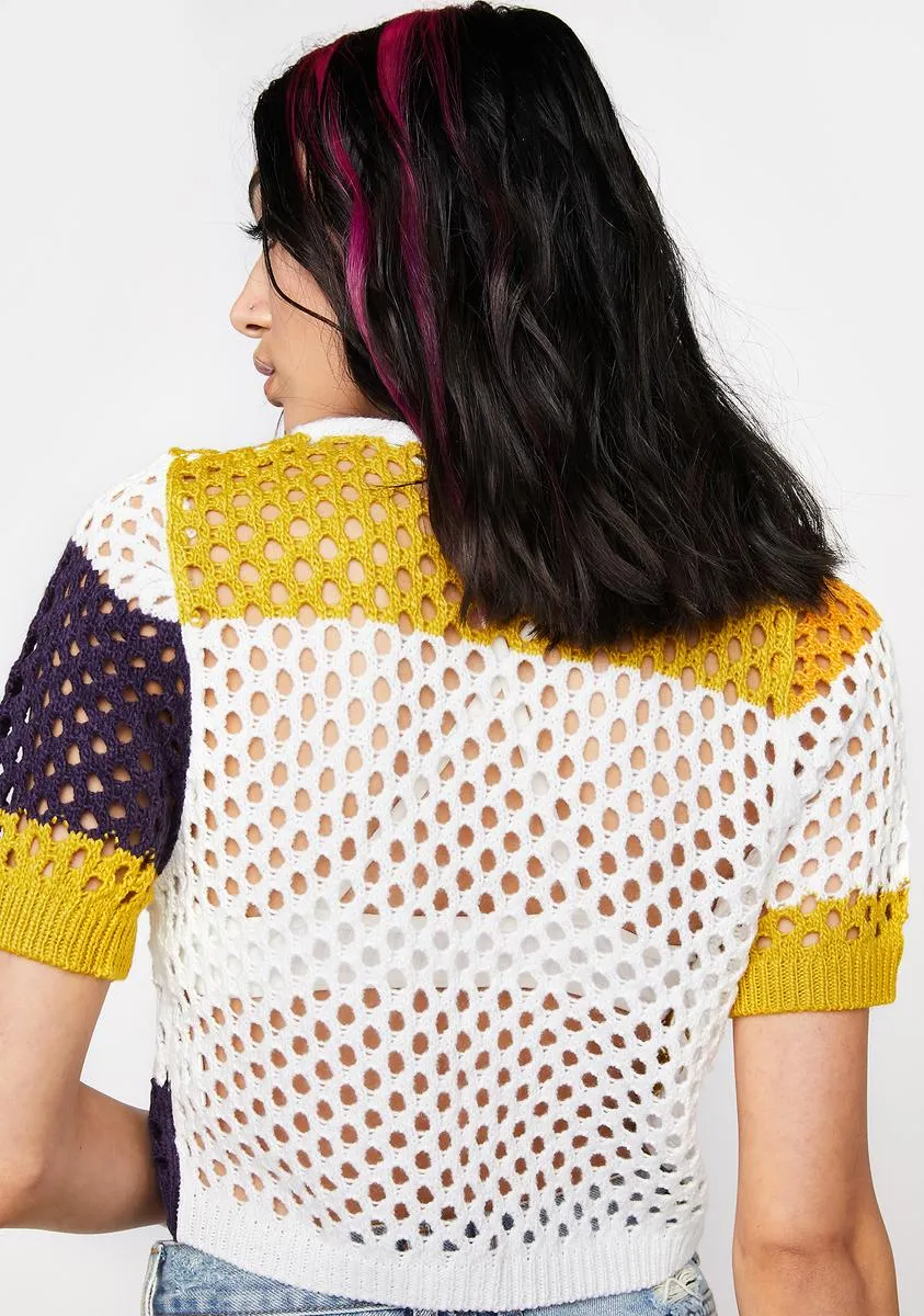 Make A Bet Crochet Top sold by Dolls Kill product image thumbnail 4