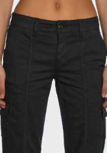 Eve Y2K Cargo Pants - Black sold by Dolls Kill