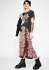 Pretty Mad Meow Midi Skirt sold by Dolls Kill