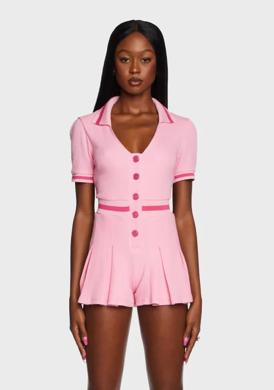 Skipping Beats Knit Romper sold by Dolls Kill