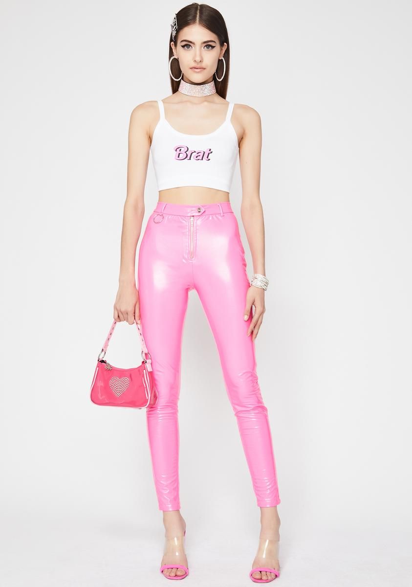 Stay Pampered Vinyl Pants sold by Dolls Kill product image thumbnail 2