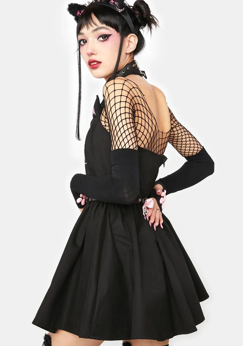 Here Kitty Mini Dress sold by Dolls Kill product image thumbnail 5