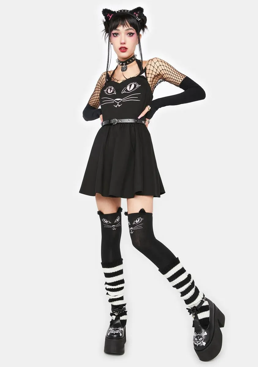 Here Kitty Mini Dress sold by Dolls Kill product image thumbnail 4