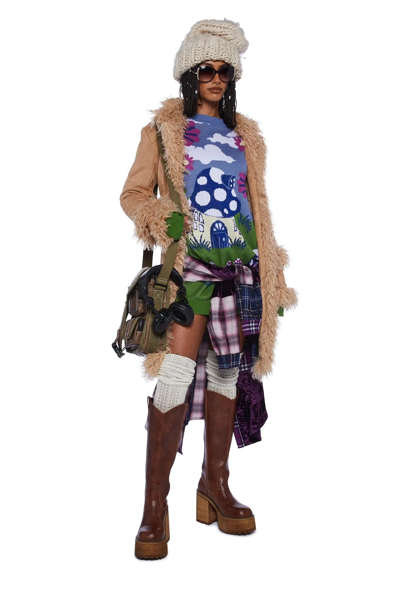 Magic Daze Knit Sweater - Light Blue sold by Dolls Kill product image thumbnail 2