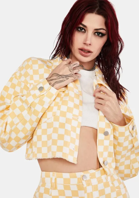 Where I'm At Denim Jacket sold by Dolls Kill