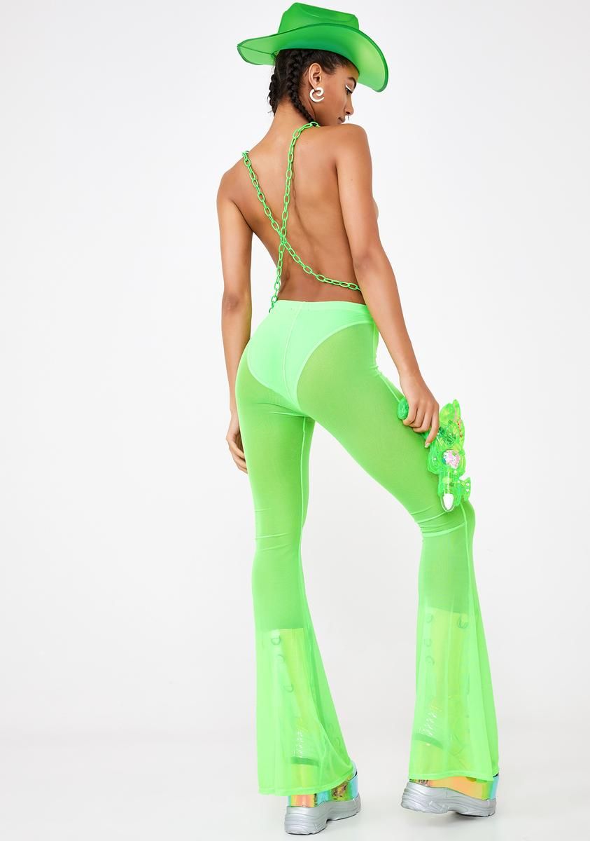 Nuclear Rhythm Break Mesh Flares sold by Dolls Kill product image thumbnail 4