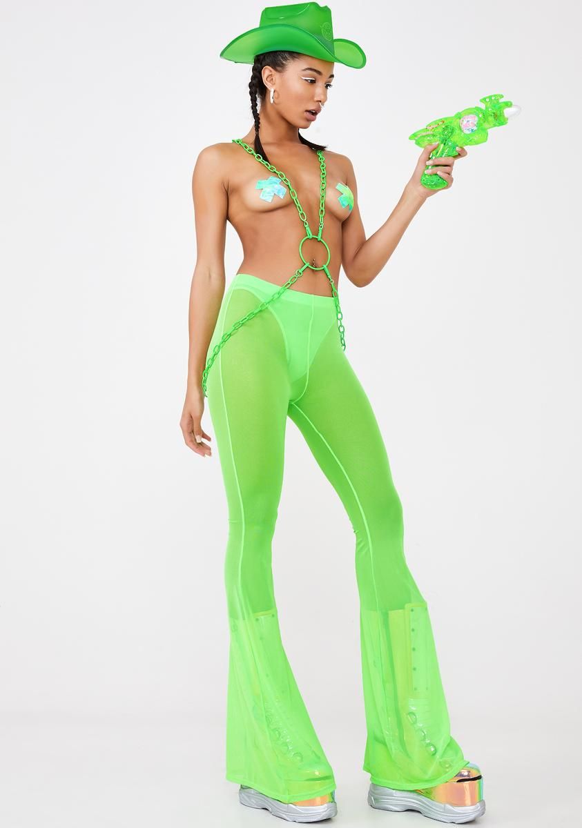 Nuclear Rhythm Break Mesh Flares sold by Dolls Kill product image thumbnail 2