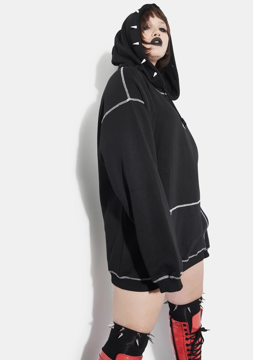 My Forsaken Soul Spiked Hoodie sold by Dolls Kill product image thumbnail 2