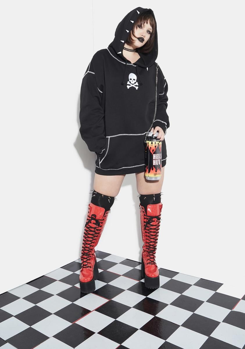 My Forsaken Soul Spiked Hoodie sold by Dolls Kill product image thumbnail 3