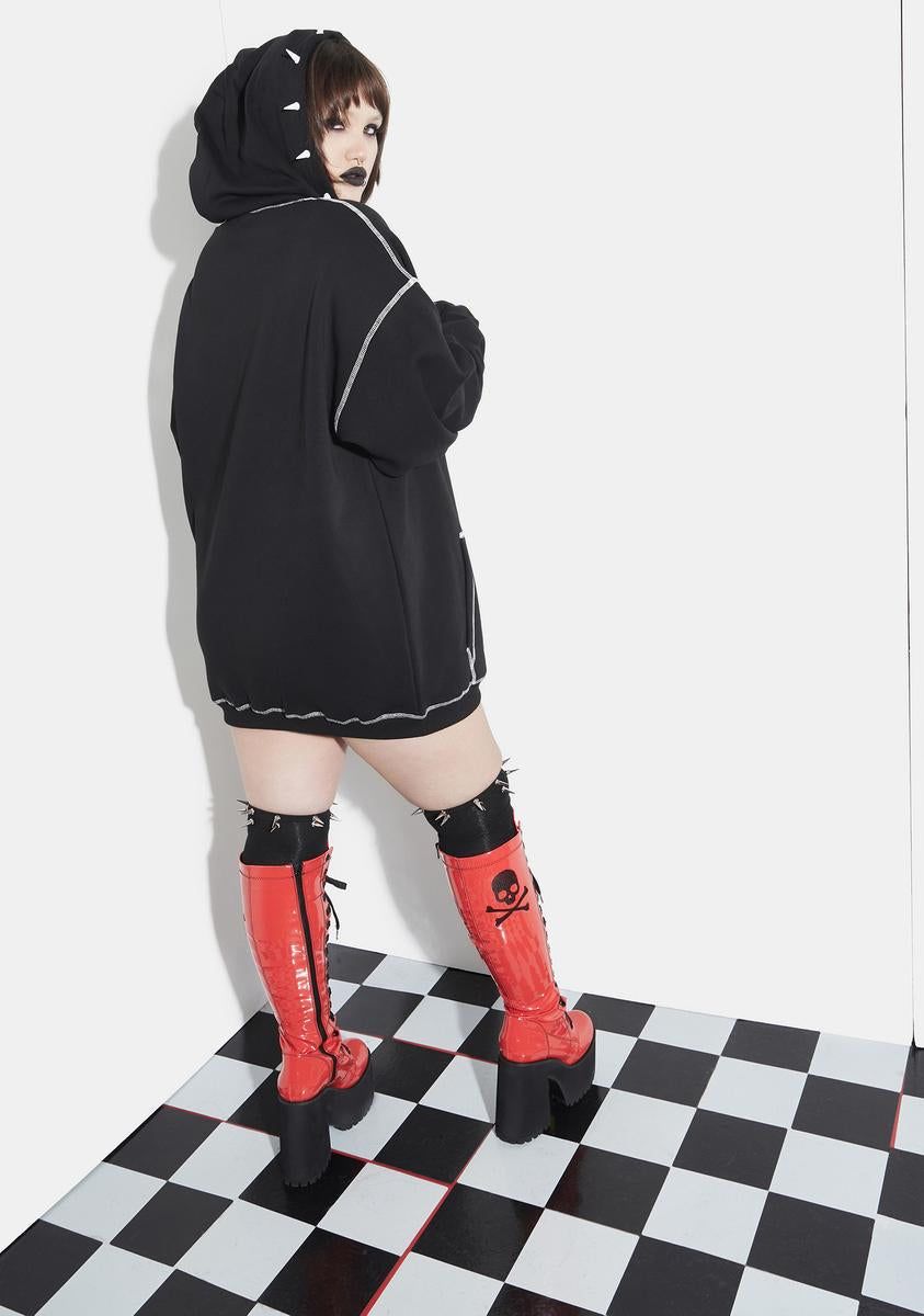 My Forsaken Soul Spiked Hoodie sold by Dolls Kill product image thumbnail 4