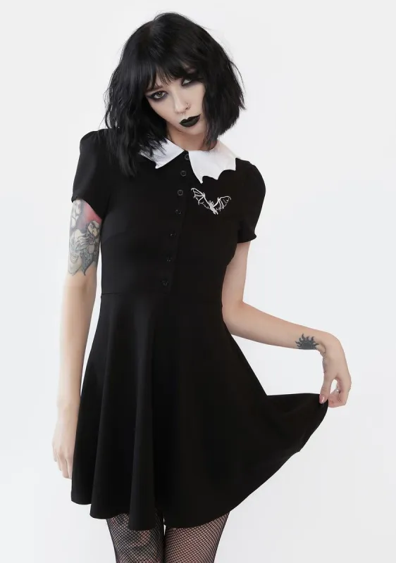 Hello To Nightfall Mini Dress sold by Dolls Kill