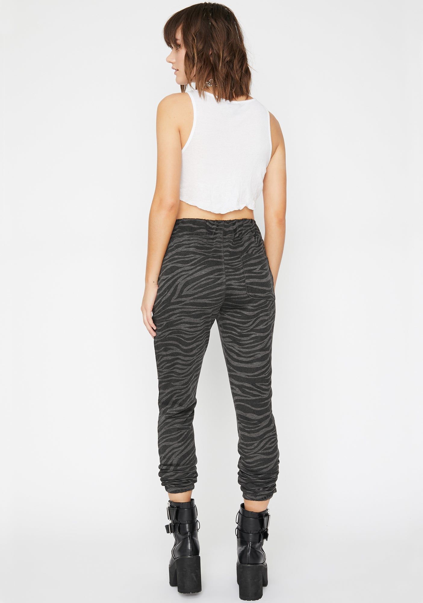 Mighty Jungle Zebra Joggers sold by Dolls Kill product image thumbnail 4