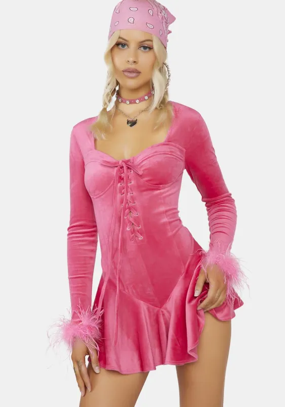 Pretty Fair Game Mini Dress sold by Dolls Kill