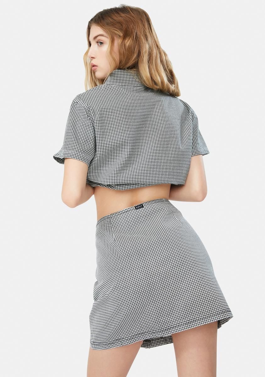 Creeper Button Up Mini Skirt sold by Dolls Kill product image thumbnail 4