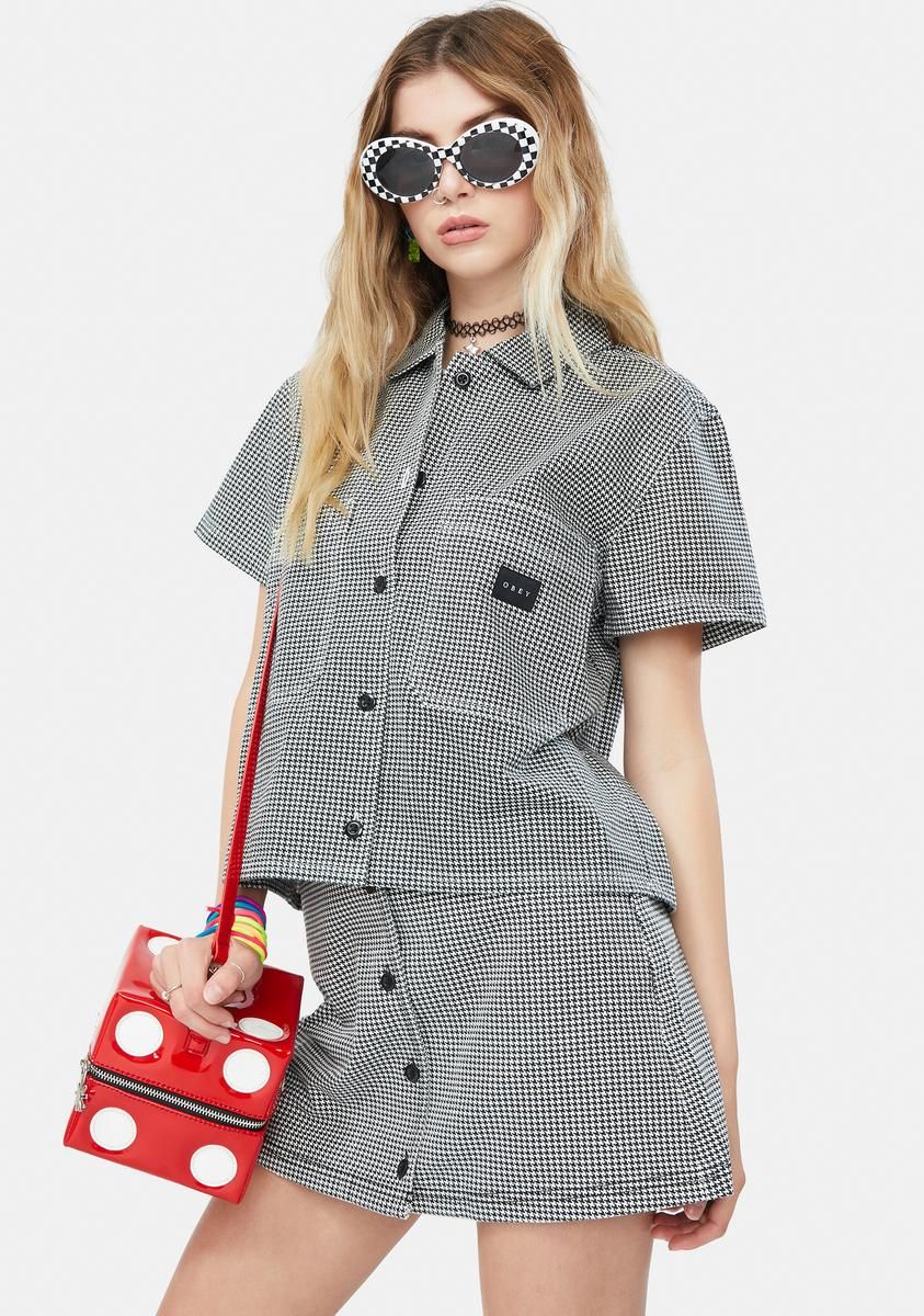 Creeper Button Up Mini Skirt sold by Dolls Kill product image thumbnail 2