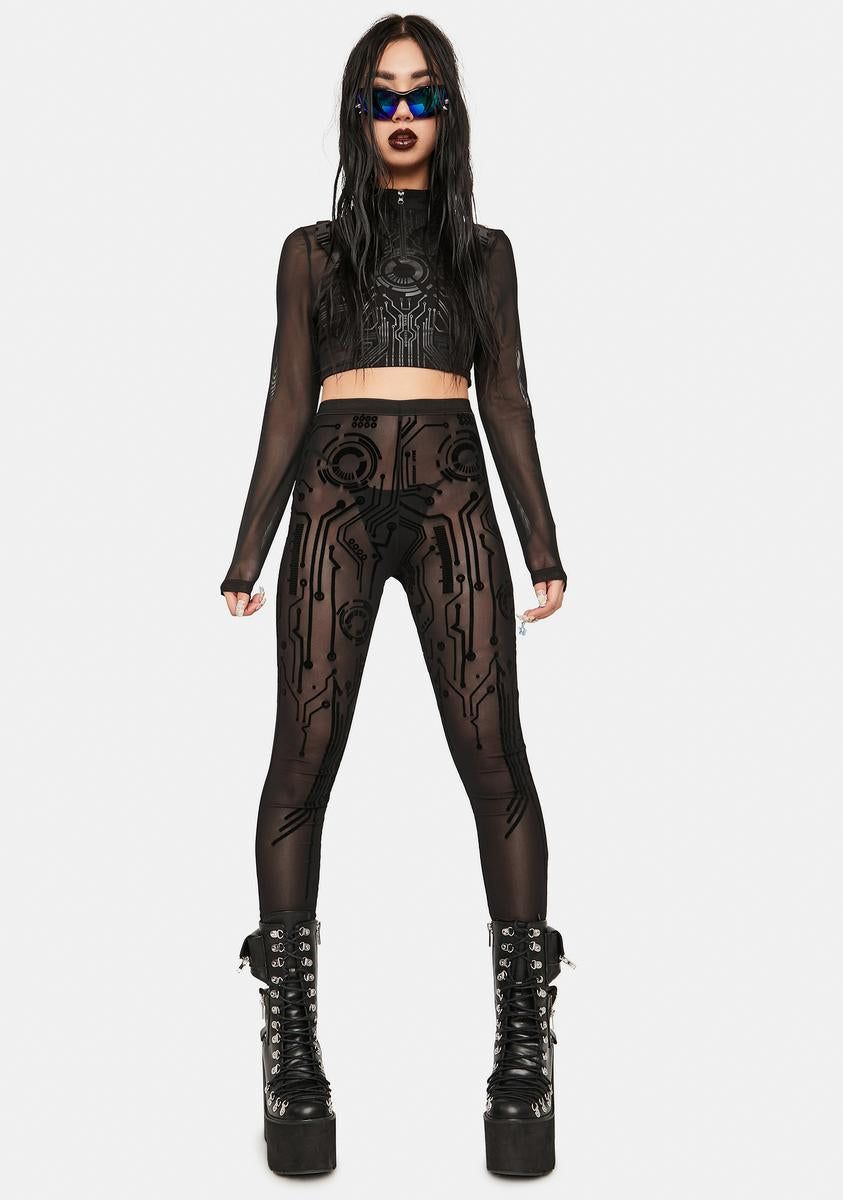 Circuit Mesh Pants sold by Dolls Kill product image thumbnail 3