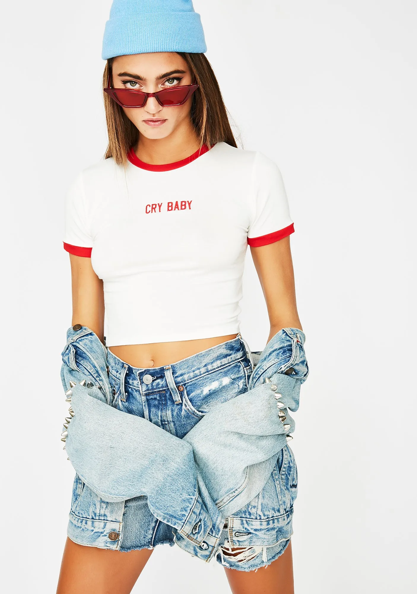 Spoiled AF Cropped Tee sold by Dolls Kill product image thumbnail 2